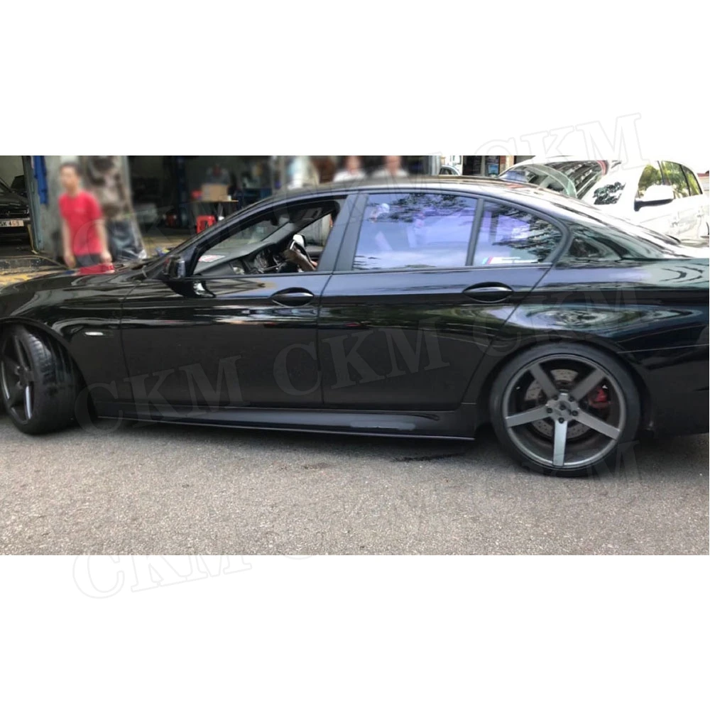 Боковые юбки из углеродного волокна 5 серий фартуки для BMW F10 M5 Sedan 2012 2017 FRP