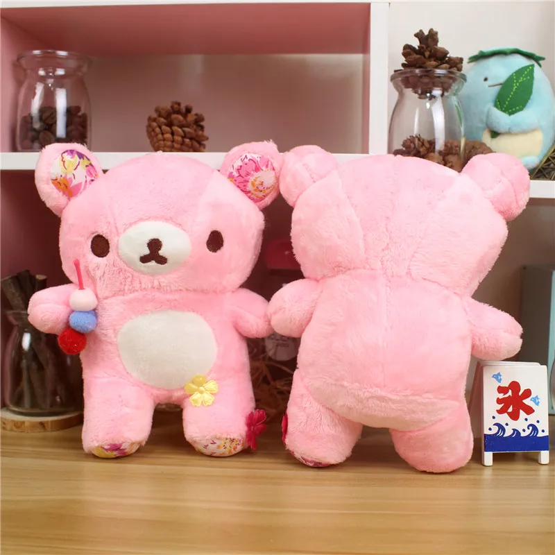 Мишка плюшевая японская Сакура мишка розовая 10 дюймов мягкая кукла животное
