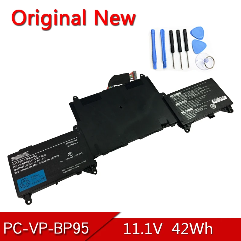 

PC-VP-BP95 NEW Original OP-570-77023 Laptop Battery For NEC LaVieZ LZ650 Series 11.1V 42Wh