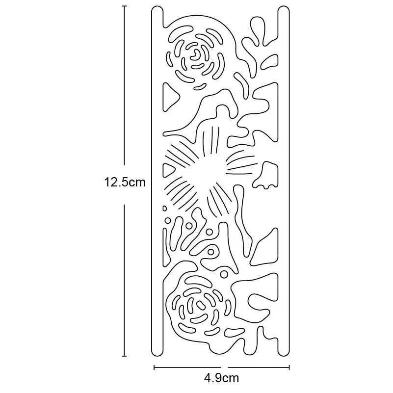 

flower stripe frame Metal Cutting Die Mold Stencil for DIY Embossing Paper Photo Album Cards Making Scrapbooking Dies Cut Mould