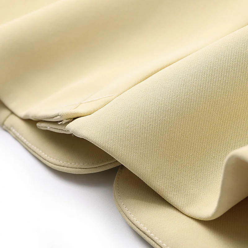 

SHENGPALAE Temperament White Blazer Women's Autumn 2021 New Notched Loose Single Breasted Split Long Sleeve Suit Jacket 5E3045