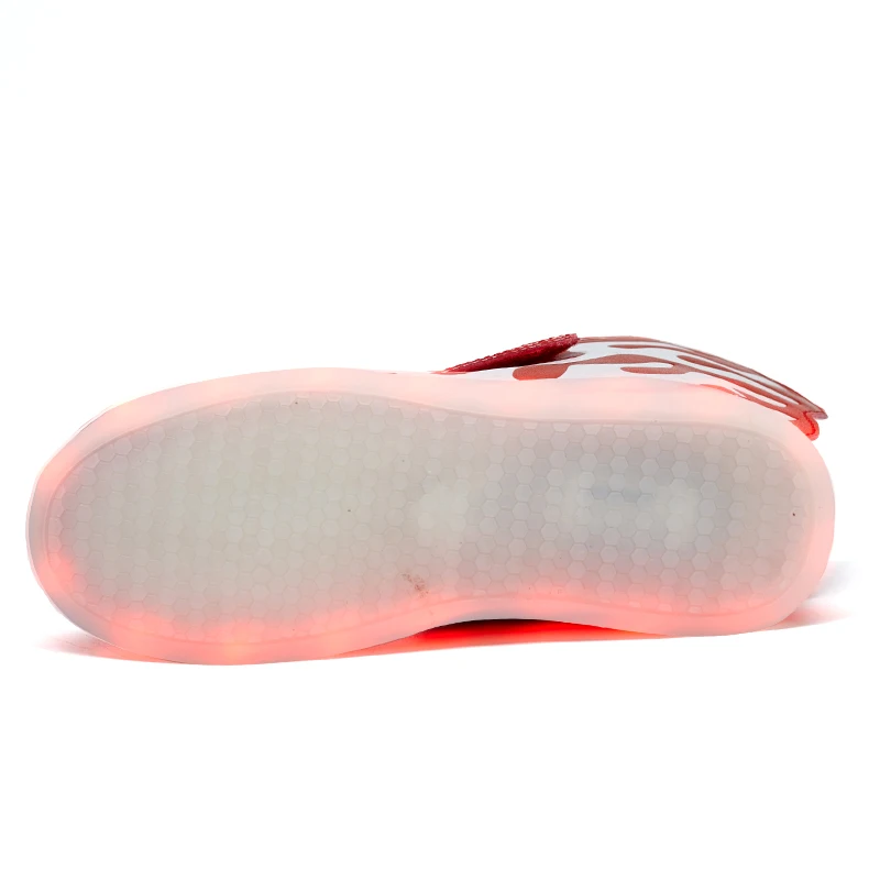 IGxx с высоким берцем большие крыло туфли со светодиодной подсветкой для детей