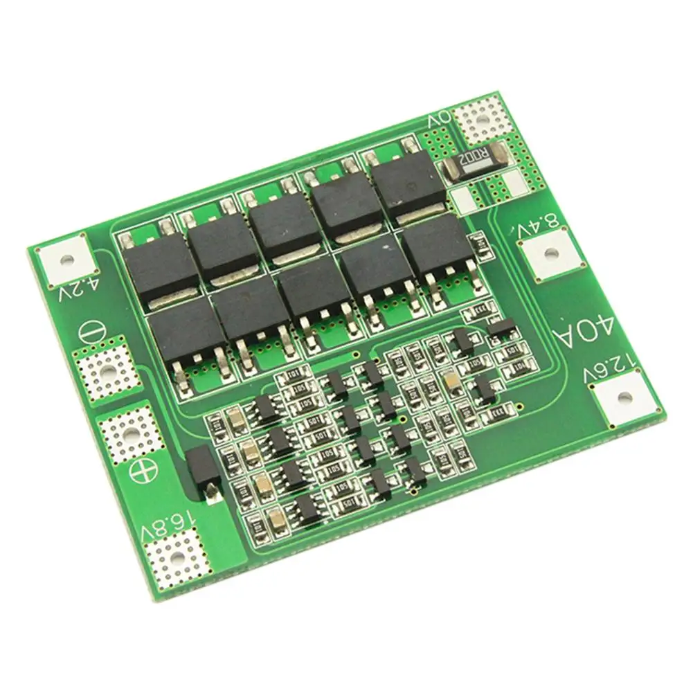 4S 16 8 V 40A литий Батарея Защитная панель для ионным Зарядное устройство модуль 18650