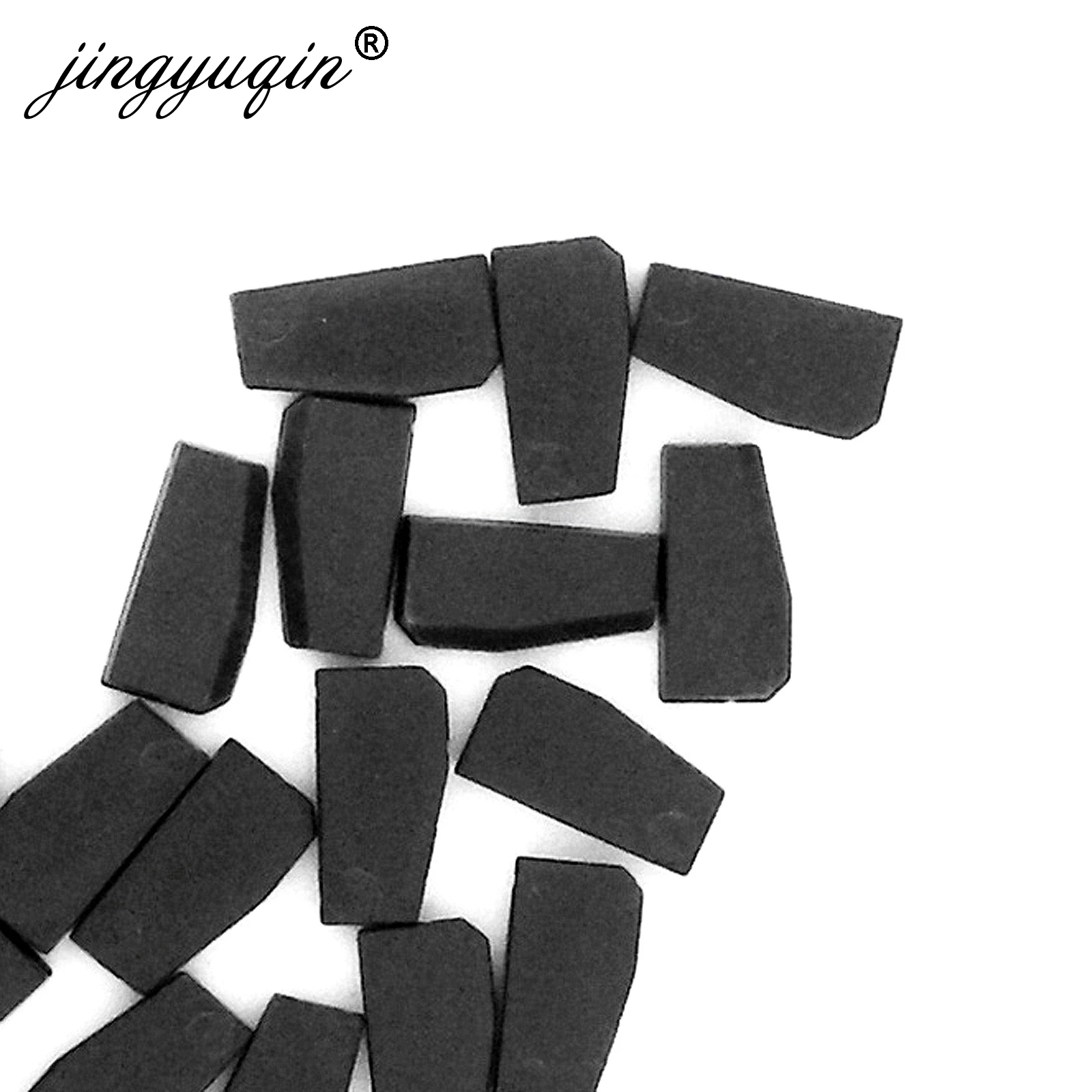 

Jingyuqin For VW Kia Hyundai Ford Mazda Nissan Honda Peugeot Citroen Car Key Chip ID44 ID46 ID60 ID63 T5 Transponder Chip Carbon