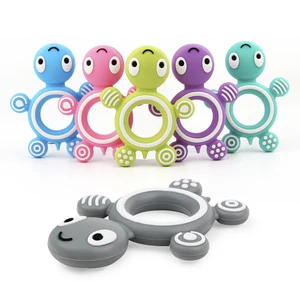 TYRY.HU, силиконовый Прорезыватель для зубов в виде черепахи, аксессуары для новорожденных, уход за зубами, пищевой силикон, без БФА