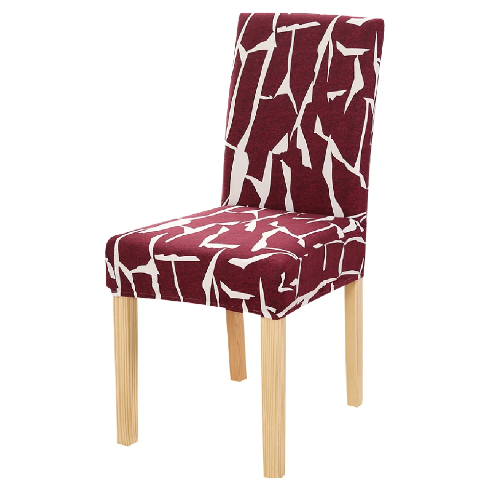 1 Спандекс печатные чехлы на стулья съемные эластичные чехлы на кресла чехлы для ресторанов свадеб банкетов отелей чехлы на сиденья - Цвет: 1