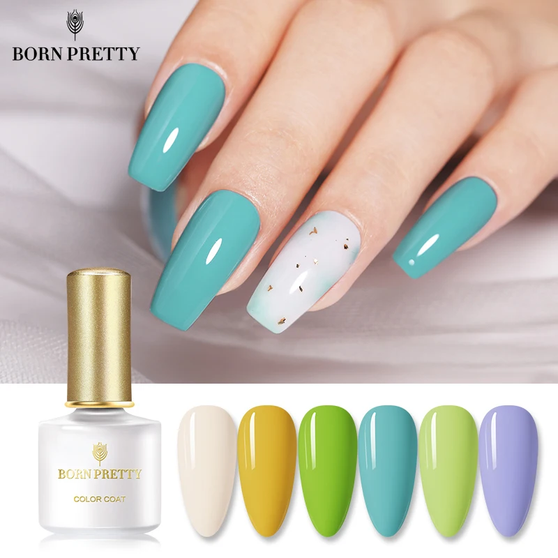 BORN PRETTY 50 цветов s чистый цвет гель для ногтей 6 мл насыщенный Весна и лето