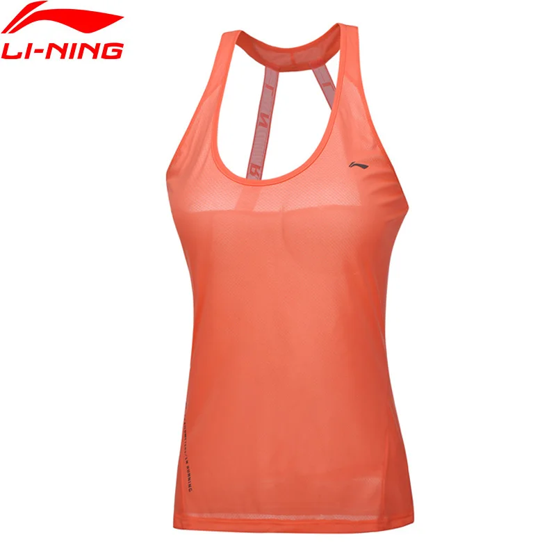 Женская майка для бега Li-Ning приталенный дышащий спортивный жилет из 100%