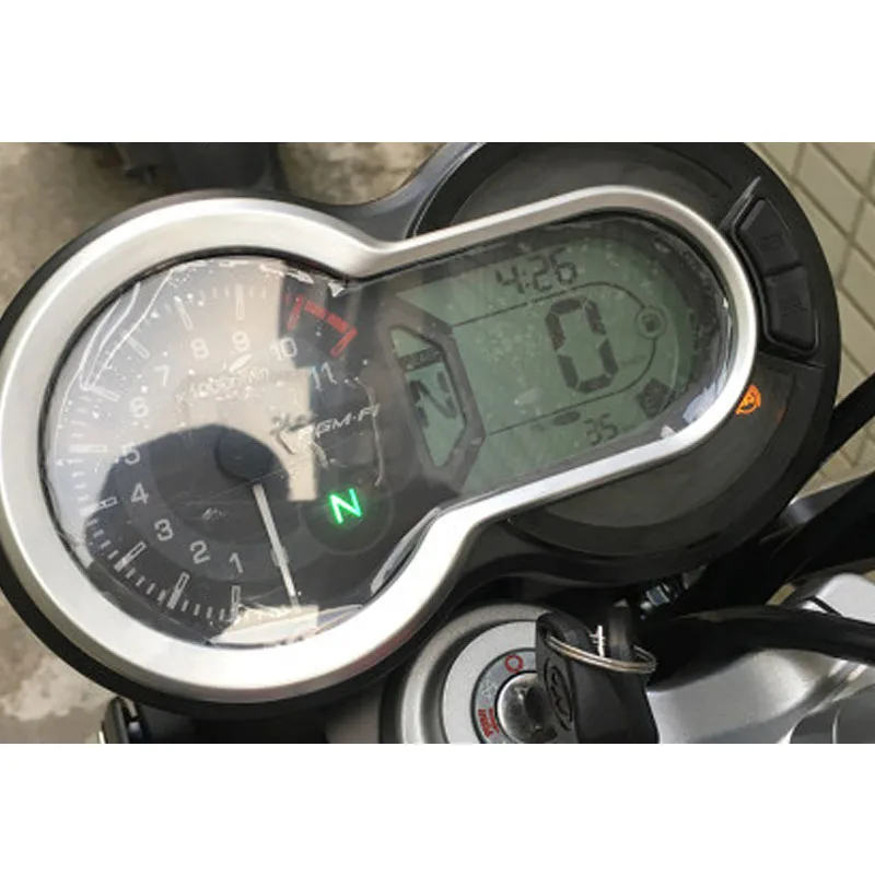 

Для CB190ss клейкая пленка для приборной панели с защитой от царапин пленка для спидометра защитные наклейки для экрана