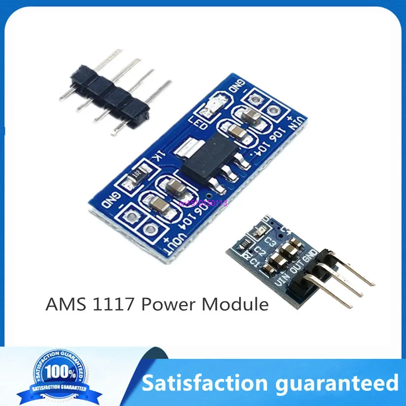 

5pcs/lot LM1117 AMS1117 3.3V 1.5 5V Turn 3.3V DC-DC Step Down Power Supply Module for Arduino Raspberry Pi