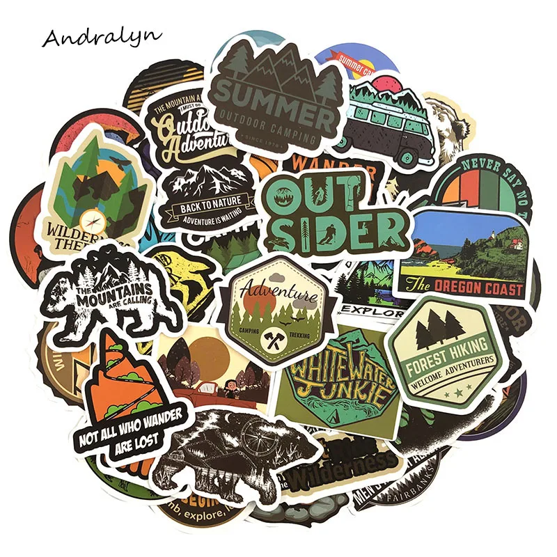 

10/50 шт., наклейки на багаж, мотоцикл, ноутбук, скейтборд