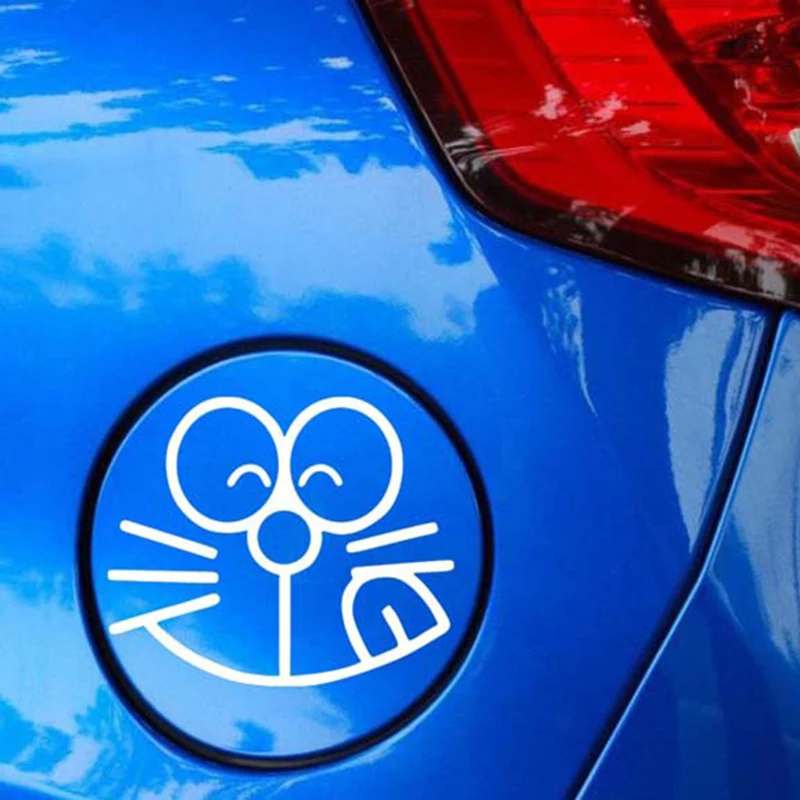 Забавная Автомобильная наклейка Дораэмон голодный восхитительный мультяшный