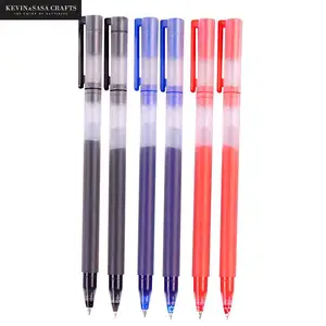 Набор гелевых ручек большой емкости, 0,5 мм, 5 шт.компл.