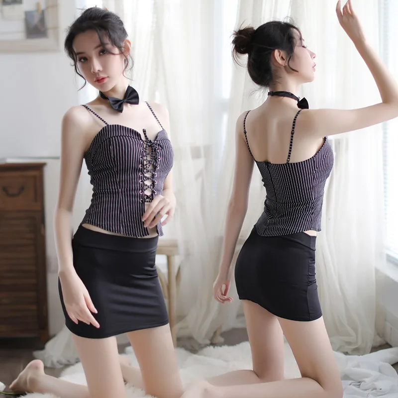 Сексуальное нижнее белье горячая Распродажа Офисная форма набор для женщин