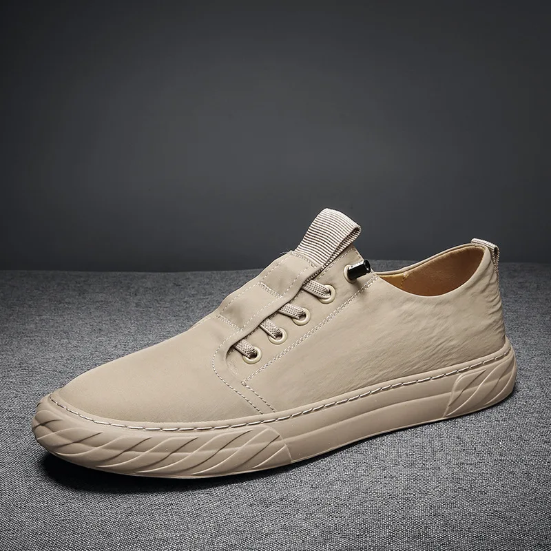 

2021 summer new ice silk cloth breathable board shoes umbrella cloth casual shoes men's cloth shoes lazy shoes mens gym shoes
