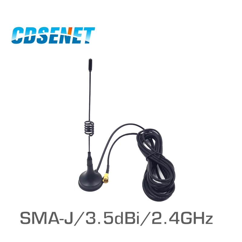

2.4GHz Wifi uhf Sucker Antenna High Gain SMA Male 3.5dbi 1.5m Extension Cable uhf 2.4g Radio Antenna CDSENET TX2400-XP-150