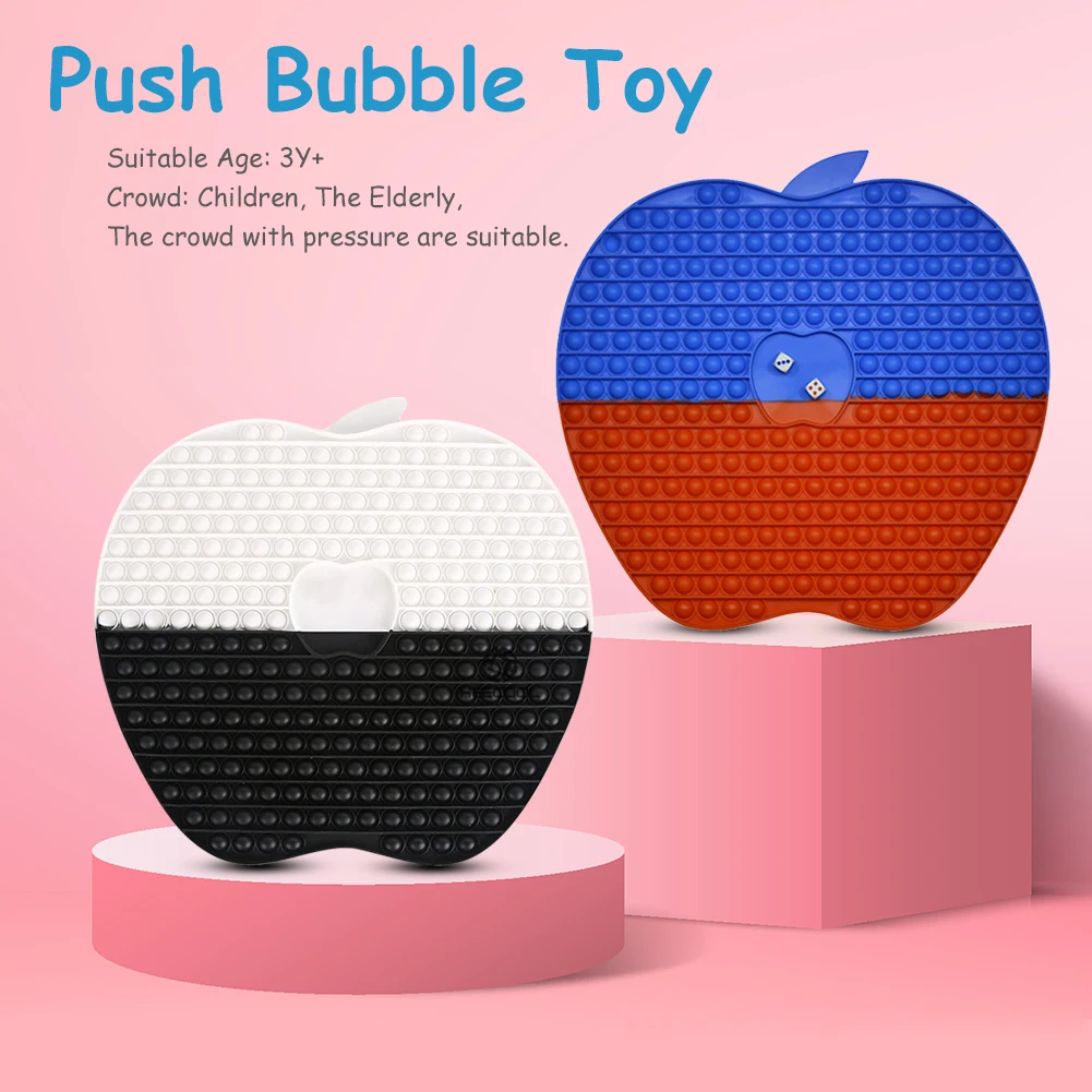 

Силиконовая Шахматная шахматная доска, игрушки-антистресс большого размера для снятия стресса, игрушки для взрослых и детей, декомпрессия ...