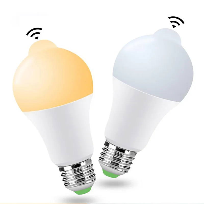 

PIR Induction Bulbs E27 Smart LED Motion Sensor Night Light Bedroom for Home Decoration Kitchen Closet Hallway Corridor Lighting