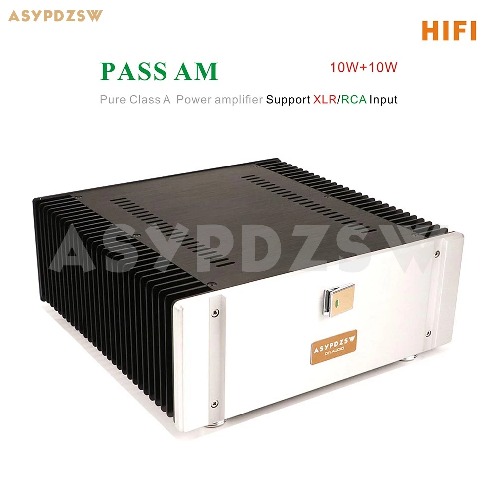 Усилитель мощности Hi Fi PASS AM Pure Class A 10 Вт + поддержка входа XLR/RCA|Усилители мощности| |