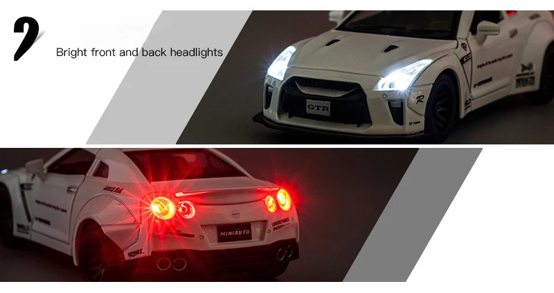 Nissan Gtr1: 32 супер ЗАПУСК сплава Модель автомобиля ВОИН транспортное средство Автомобиль Моделирование Модель орнамент детская Игрушечная машина