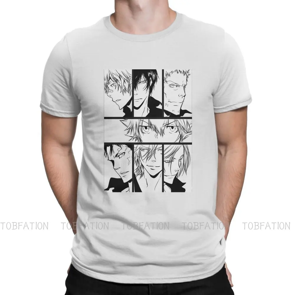 

Cool Round Collar TShirt Hitman Reborn Pure Cotton Original T Shirt Man's Clothes Individuality Plus Size Big Sale