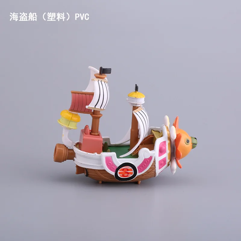 

Free Shipping luffy Red Force Pirate Grand ship THOUSAND SUNNY Going Merry DIY toy model anime figurine anime figures
