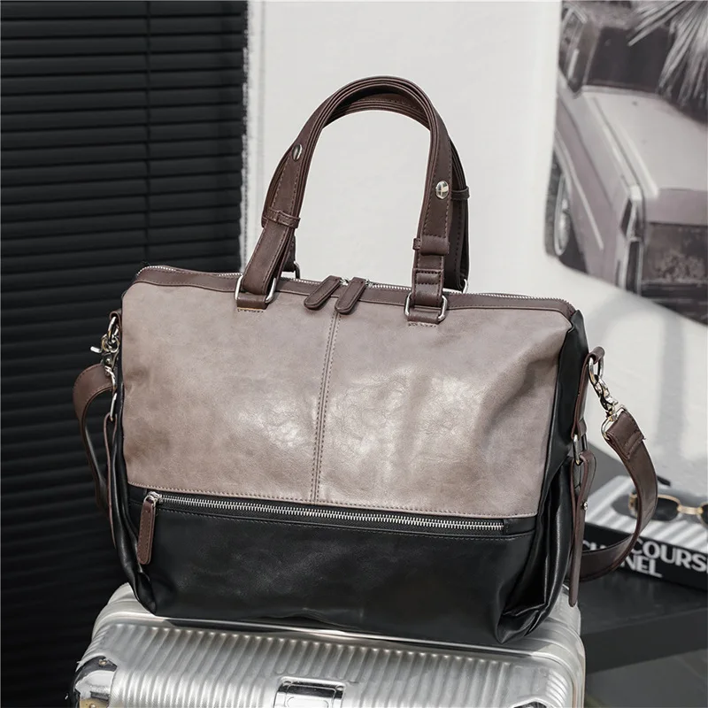 

2021 New Men Travel Bag Luxury Designer Large Capacity Messenger Bag Mens Bags Across Shoulder Bag Fashion Patchwork Big Handbag
