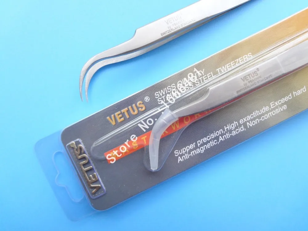 10 шт. Пинцет для ресниц из нержавеющей стали ремонт и обслуживание инструменты