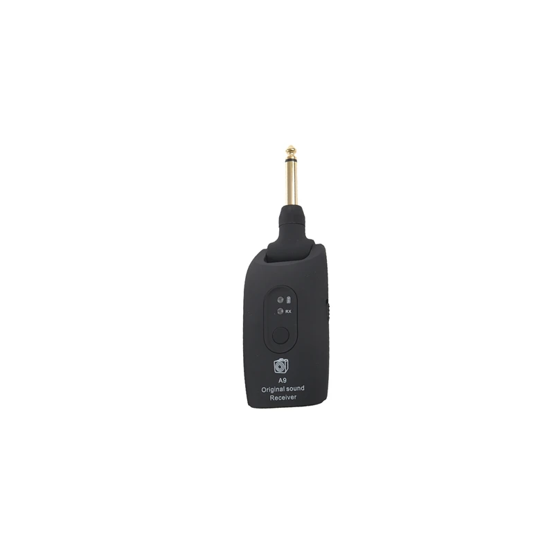 

2.4GHz Wireless Guitar System Transmitter A9 Receiver Built-In Rechargeable Accessories