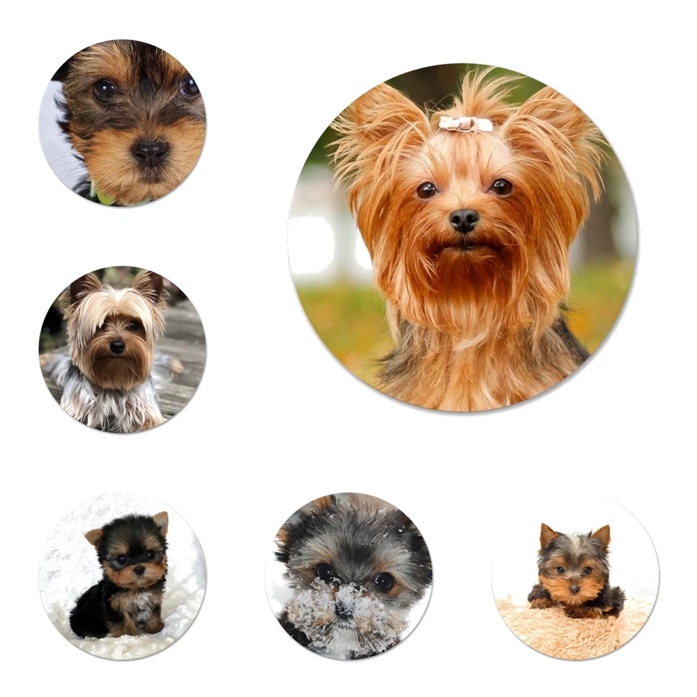 

Магнитная открывалка для бутылок с надписью «I Love My Yorkie dog», 58 мм