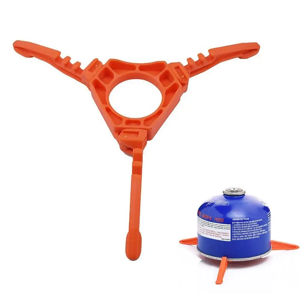 

Outdoor Camping Stove Pot Bracket Folding Tripod Gas Tank Stand Holder Rack