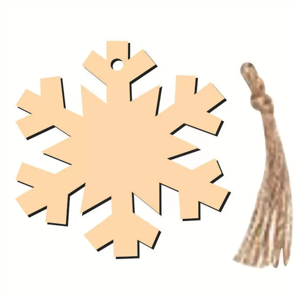 

10 шт., деревянные подвески для украшения дома