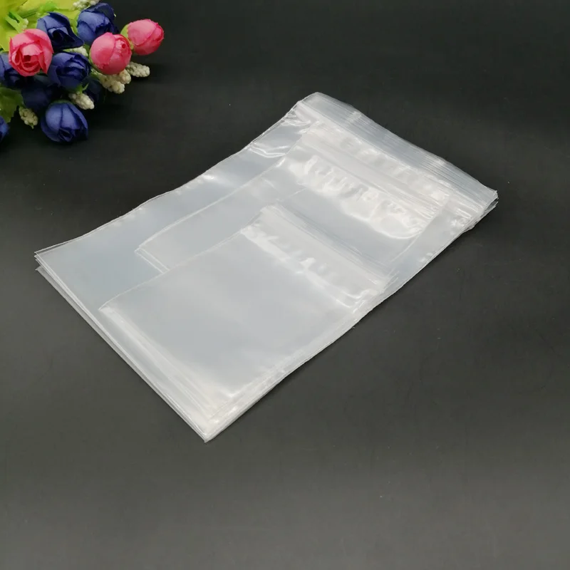 1000pcs White Jewelry Storage Bag Clear Ziplock Plastic Bags For Gifts Wedding Jewelry Packing Bags Reclosable Zip Lock Pouches images - 6