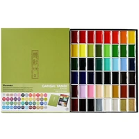 japan zig kuretake solid watercolor paint set watercolors field sketch set for painting supplies 48 colors