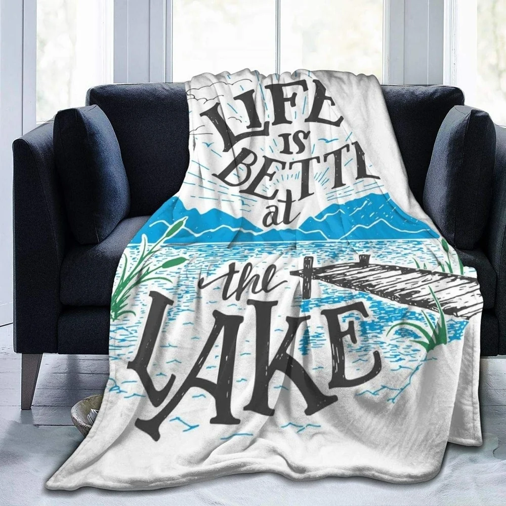 

Nordic Winter Bedroom Bed Sleep Body Keep Warm Blanket Living Room Sofa Home Decoration Large Flannel Printed Pattern Blankets