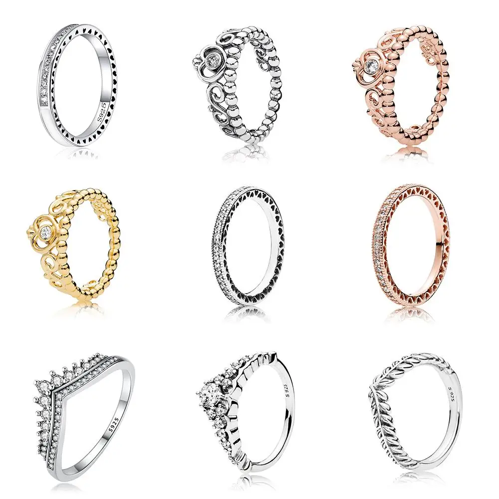 

Женское кольцо из серебра 925 пробы, с фианитом