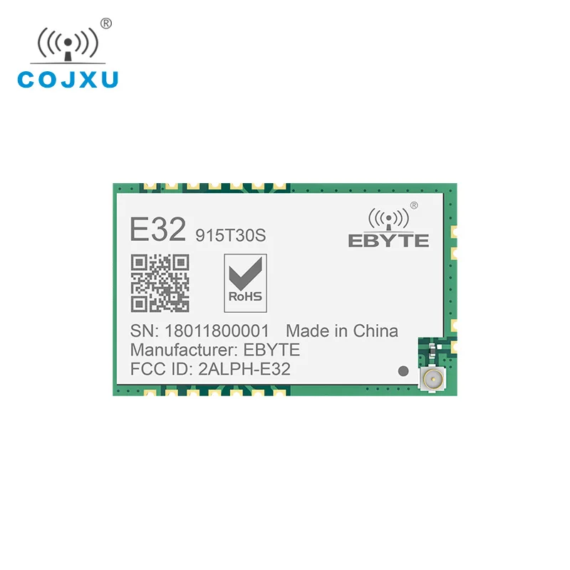 

SX1278 LoRa TCXO 915MHz 1W SMD cojxu E32-915T30S Wireless Transceiver Long Range SX1276 Transmitter Module For IPEX Antenna