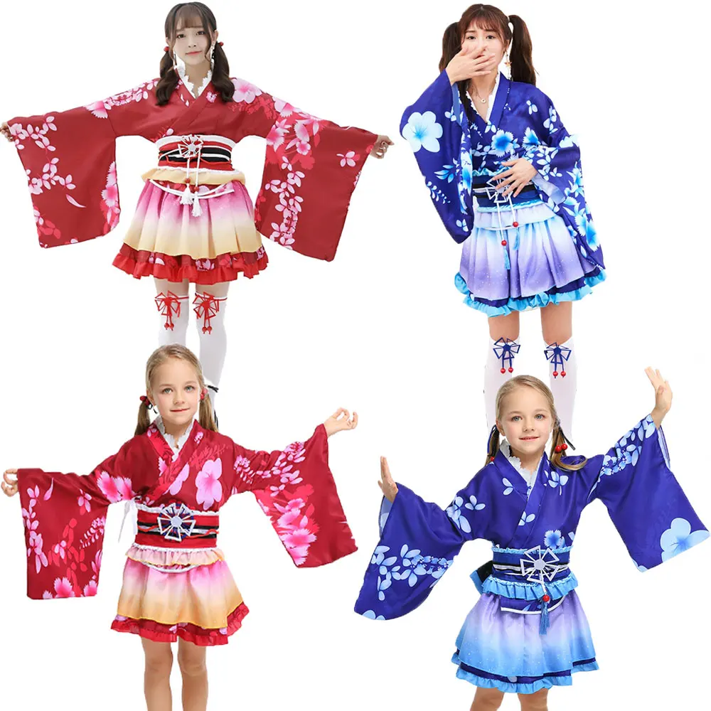 Детский Косплей кимоно Umorden для девочек подростков косплей в японском стиле