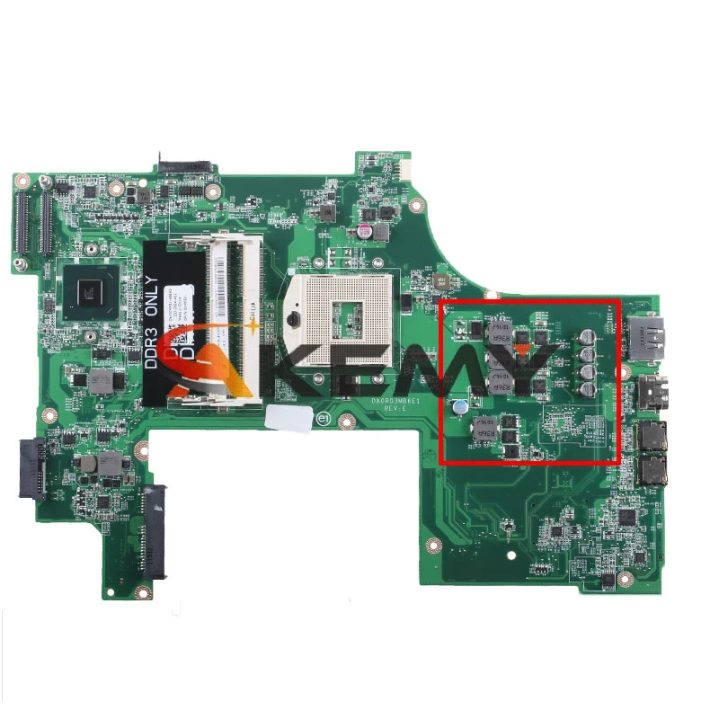 

CN-07830J 07830J 7830J Laptop Motherboard For DELL N7110 DA0R03MB6E0 HM67 31R03MB0000