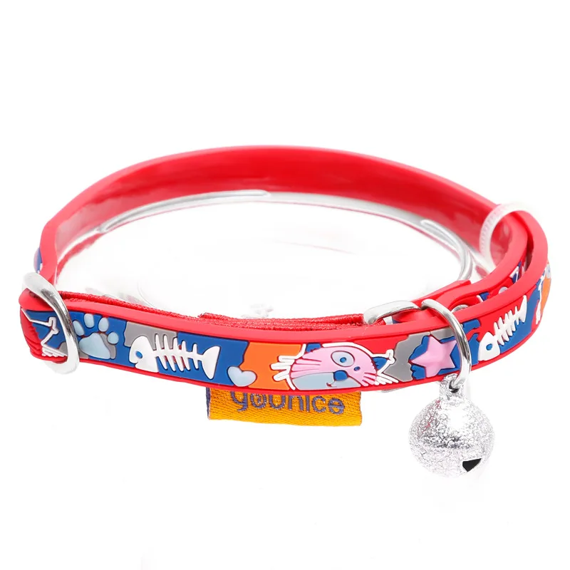 Мультяшные ошейники для кошек поводок аксессуары домашних животных товары собак