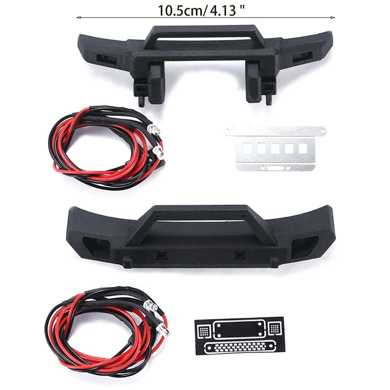 

Радиоуправляемая модель переднего бампера светодиодные лампы аксессуары прожектор для xiaomi Jimny