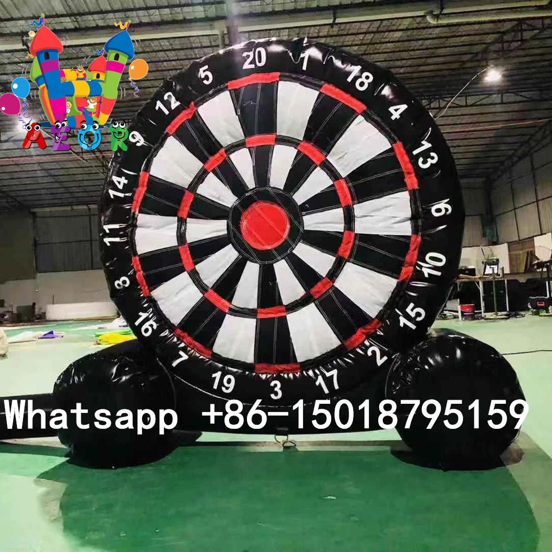 Гигантский надувной футбольный Дротика липкие футбольные воздушные мячи для