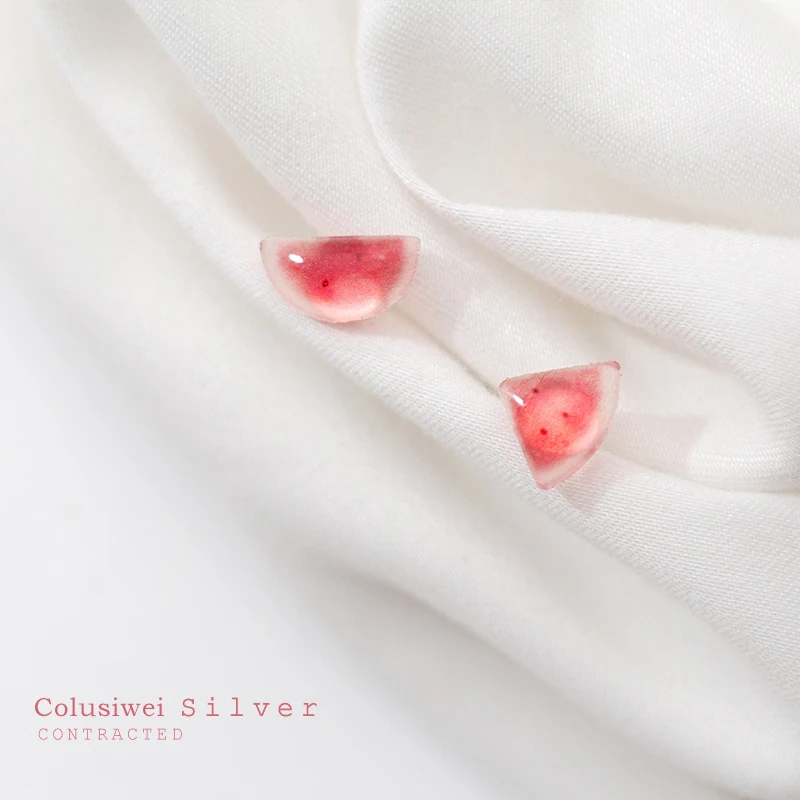 Женские асимметричные серьги-гвоздики Colusiwei из стерлингового серебра 925 пробы с