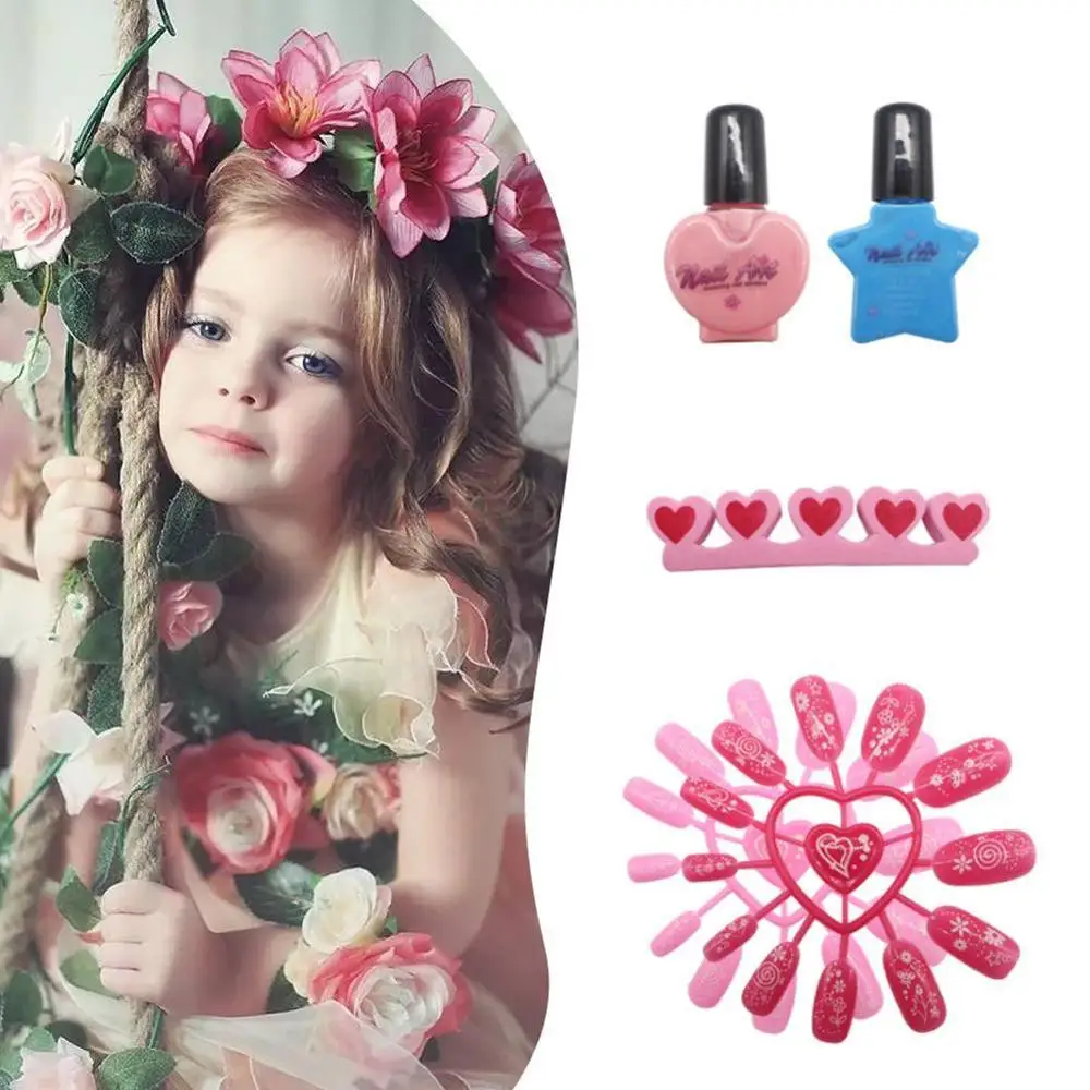 Для девочек имитация игры макияж ногтей игрушки ручной работы сделай сам