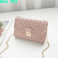 2020 New Arrive Woman Shoulder PU Leather Youth Ladies Small Square light Wild Simple Female Daily Messenger Bag Waterproof sac