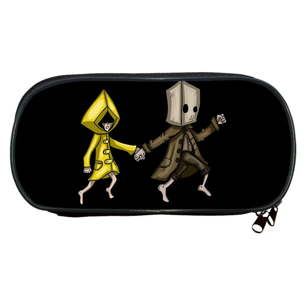 

Little Nightmares Pencil Case Kids Cartoon Game Pen Bag Boys Girls Teens Pen Case Students Stationery Storage Box