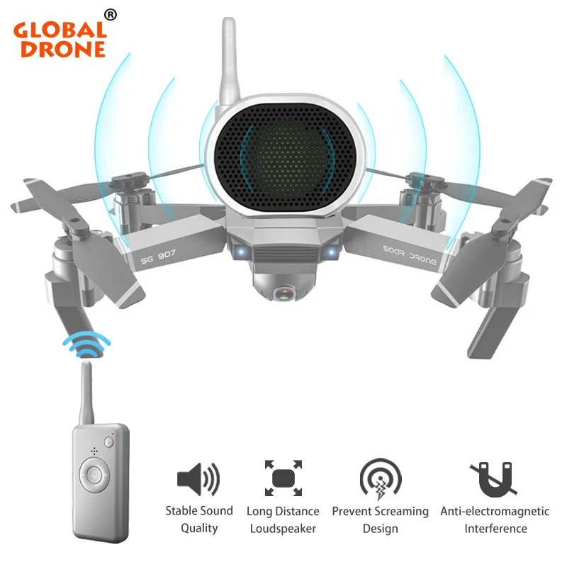 Дрон в режиме реального времени громкоговоритель для GW90 Mavic PRO Mini Air Phantom 4 3 Zino SG906