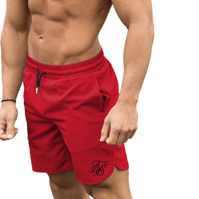 

2021 Summer Men's Siksik Sports Shorts Printed Breathable High Elastic Quick-drying Fitness Pants Casual Jogging Training Shorts