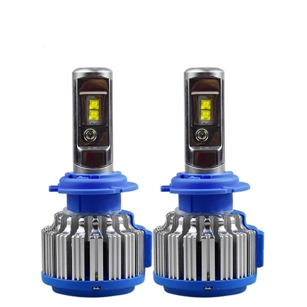 

2PCS T1 Led H1 H3 H4 H7 H11 H13 9004 9005 9006 9007 881 Car Headlight Auto Fog Lamp 35W 3500LM Automobile Bulb White 6000K