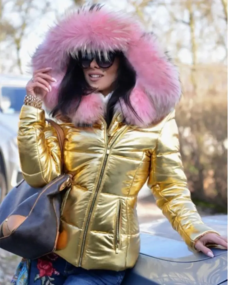 

Winter new European and beautiful women's cotton-padded jacket, down padded jacket, short women's padded jacket